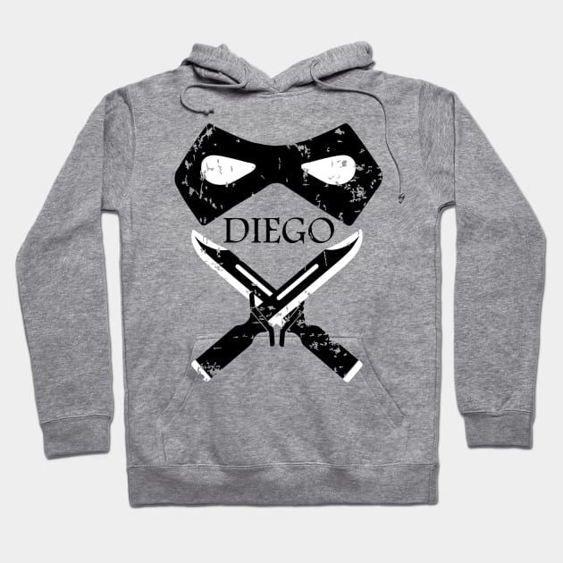 Diego Hargreeves - Number 2 Hoodie by slice_of_pizzo